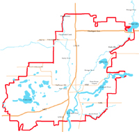 Three Rivers, Michigan area defined by zip code Three Rivers, Michigan area defined by zip code