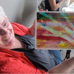 Cheryl shows off the result